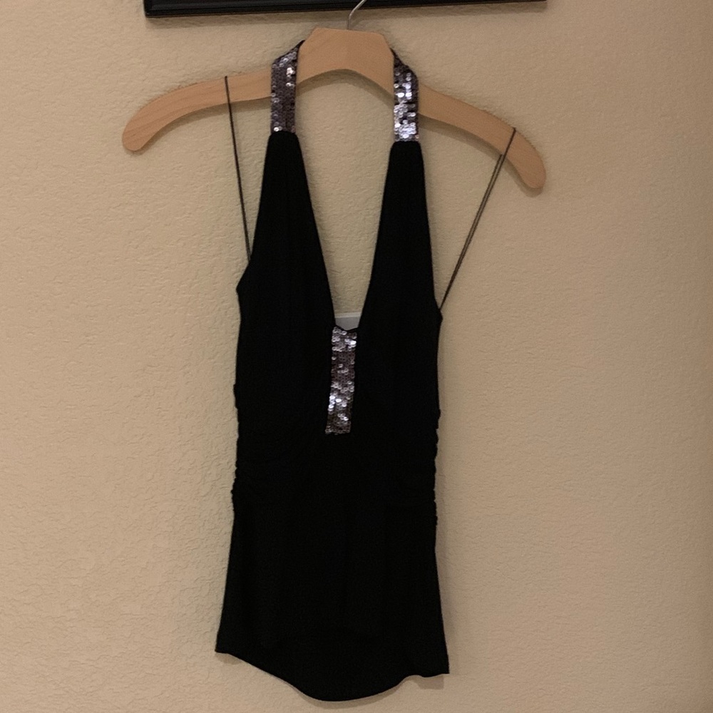 Laundry by Shelli Segal embellished dresstop